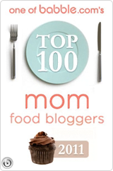 Babble.com Top 100 Mom Food Bloggers