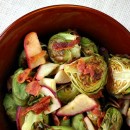 Brussels Sprouts with Bacon and Apple