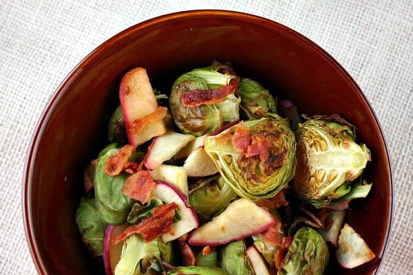 Brussels Sprouts with Bacon and Apple