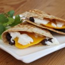 Mango, Black Bean and Goat Cheese Quesadilla