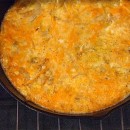 Cheese souffle with Corn and Jalapenos