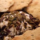 Goat Cheese with Olives Lemon and Thyme