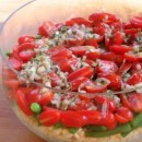 Orzo Salad with Green Beans Tomatoes and Corn Pic