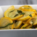Smothered Yellow Squash with Basil
