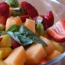 Basil Lime Fruit Salad