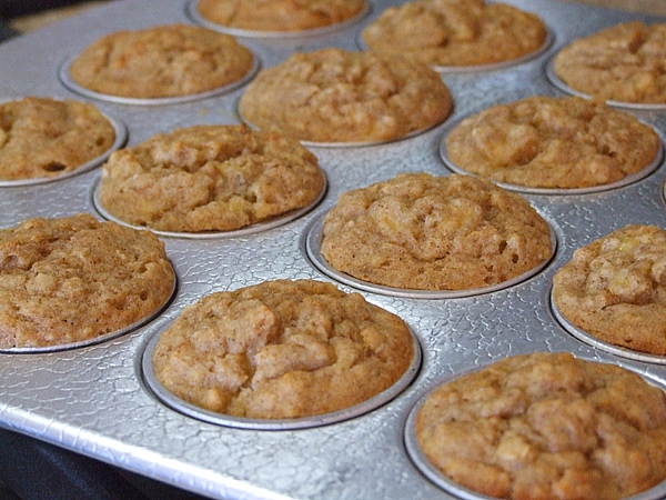 Mini Banana Oat Muffins 1