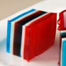 Red White and blue Jello