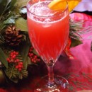 cranberry mimosas