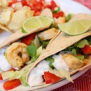 Shrimp Tacos with Chipotle Cream