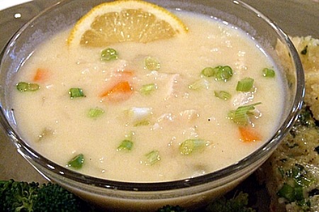 Lemon Chicken Rice Soup