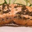Lemon Dill Marinated Salmon