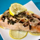 Salmon with Lemon and Basil