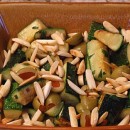Sauteed Zucchini with Pine Nuts & Olives