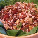 Pear and Apple Salad with Gruyere and Toasted Pecans