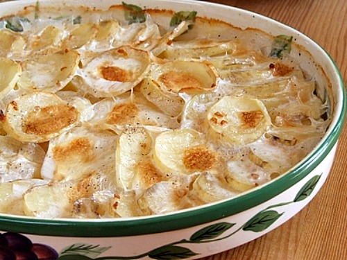Scalloped Garlic Potatoes
