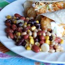 White, Red and Black Bean Salad