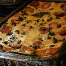Egg Mushroom Kielbasa Bake