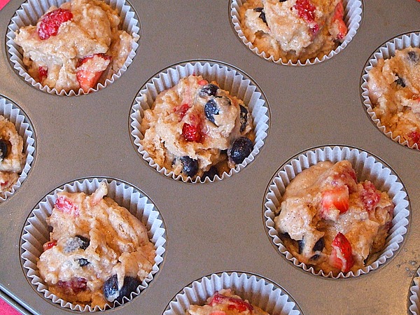 Tri Berry Muffins 5