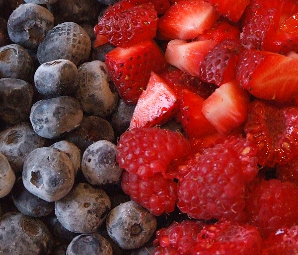 Tri Berry Muffins