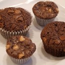 PB Chip Brownie Cupcakes