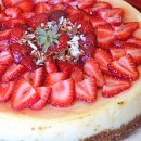 Strawberry Coconut Cheesecake