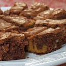Chocolate Pumpkin Brownies