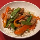 Hoisin Pork and Snow Pea Stir Fry