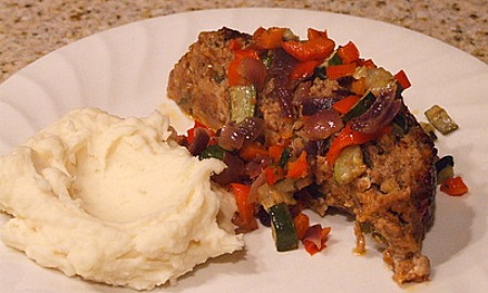 Roasted Vegetable Meatloaf