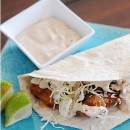 Beer Battered Fish Tacos with Baja Sauce