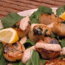 Caramelized Scallops with Smoked Chili Cream