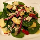 Autumn Apple and Spinach Salad