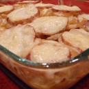Beer Baked Scalloped Potatoes
