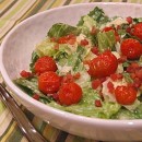 Caesar Salad with pancetta