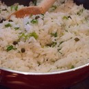 Lemon Rice with Capers and parsley