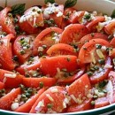 Shallot Mustard Tomato Salad