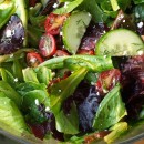 Simplest Greek Salad with Lemon Oregano Vinaigrette