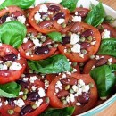 Tomato Caper Olive & Blue Cheese Salad