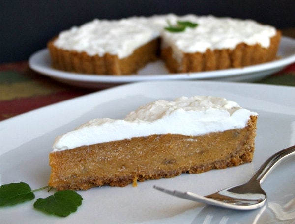 Pumpkin Banana Mousse Tart