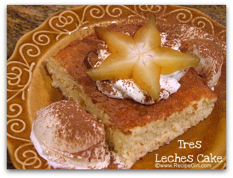 tres-leches-cake. TRES LECHES CAKE www.RecipeGirl.com