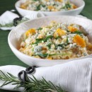 Butternut Squash Rosemary and Blue Cheese Risotto 3