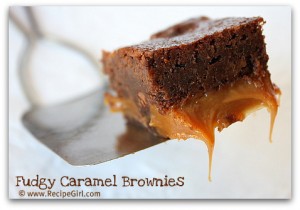 fudgy-caramel-brownies