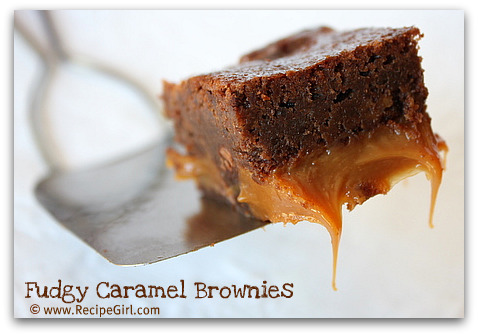 fudgy-caramel-brownies