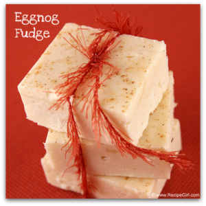 Eggnog Fudge