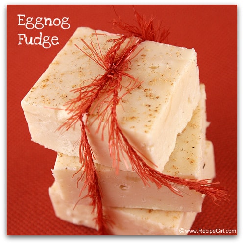 Eggnog Fudge