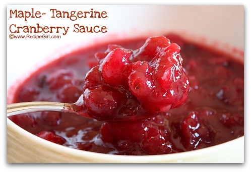 Maple Tangerine Cranberry Sauce Maple Tangerine Cranberry Sauce