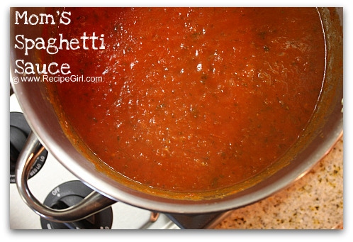 Mom's Spaghetti Sauce Mom's Spaghetti Sauce