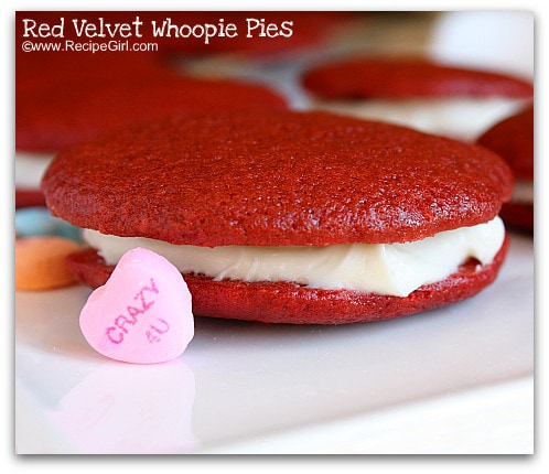 Red Velvet Whoopie Pies