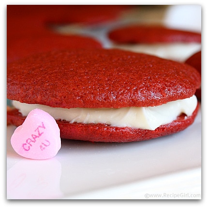 Red Velvet Whoopie Pies