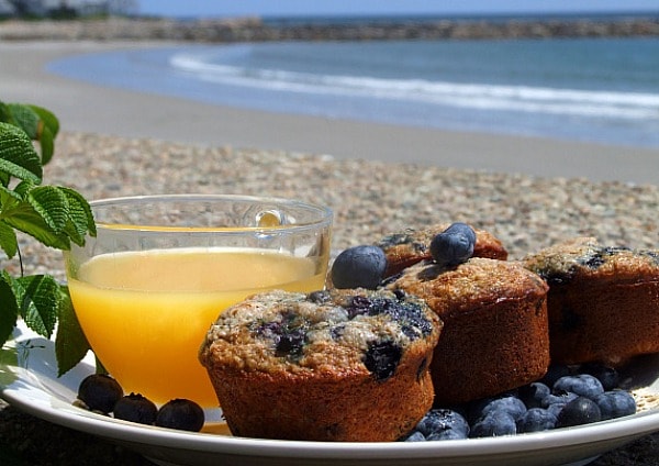 Blueberry Oatmeal Muffins