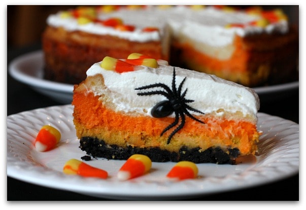 Candy Corn Cheesecake 6